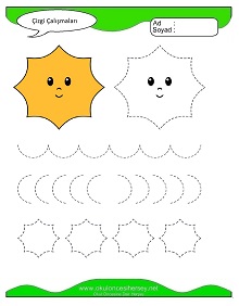 Çizgi Çalışma Sayfaları